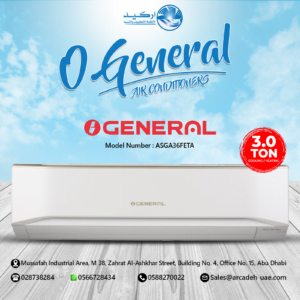 O General - Split Air Conditioner 3 Ton - ASGA36FETA