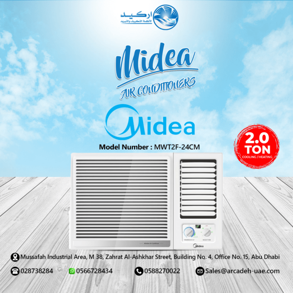 Midea Window AC - 2 ton - MWT2F1-24CM