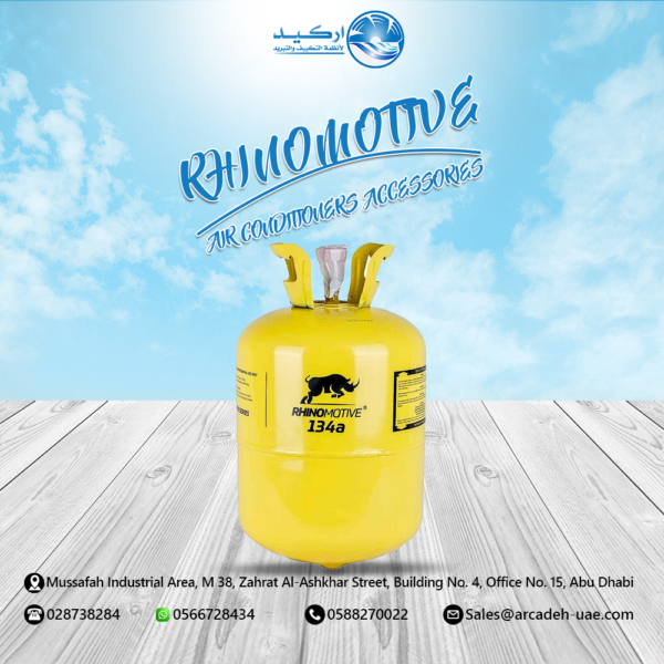 RHINOMOTIVE - AC refrigerant 134a Gas Non-flammable and Non-explosive 13.6 KGS